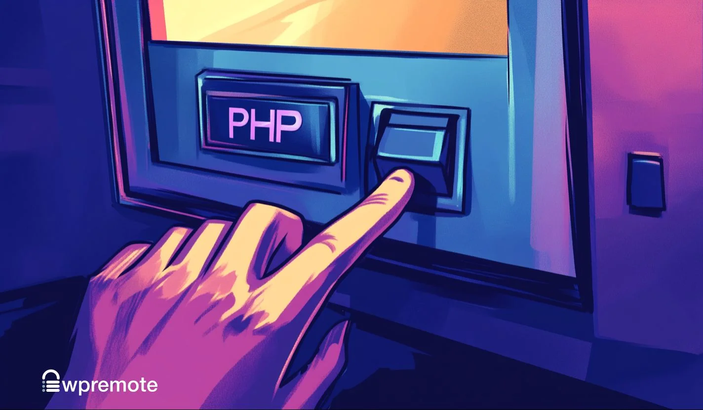 Staging site php version change feature image